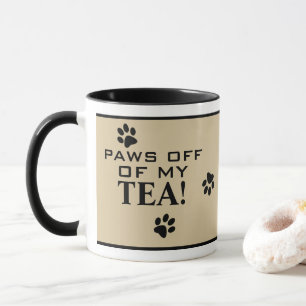 Dog Paw Typography Tea Lover's Speciality Mug