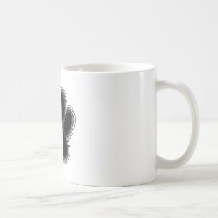 Dog Paw With Outlines Coffee Mug