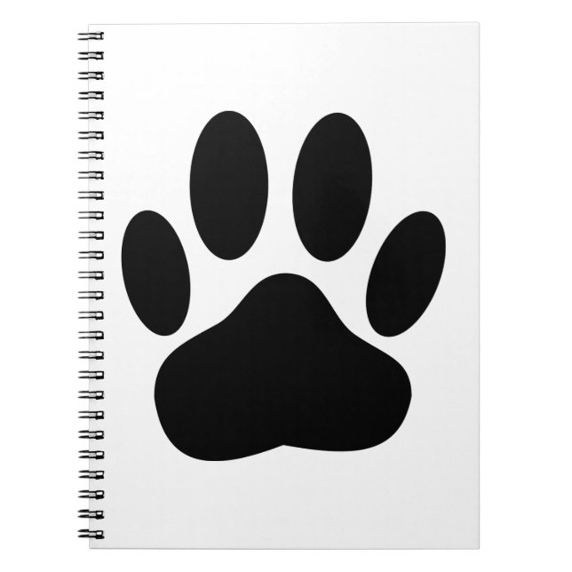 Dog Pawprint Notebook (Front)
