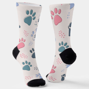 Dog Paws Animal Cute Pet Paws Gift For Pet Lovers  Socks