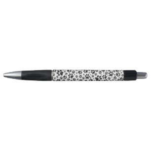 Dog Paws Black and White Polka Dot