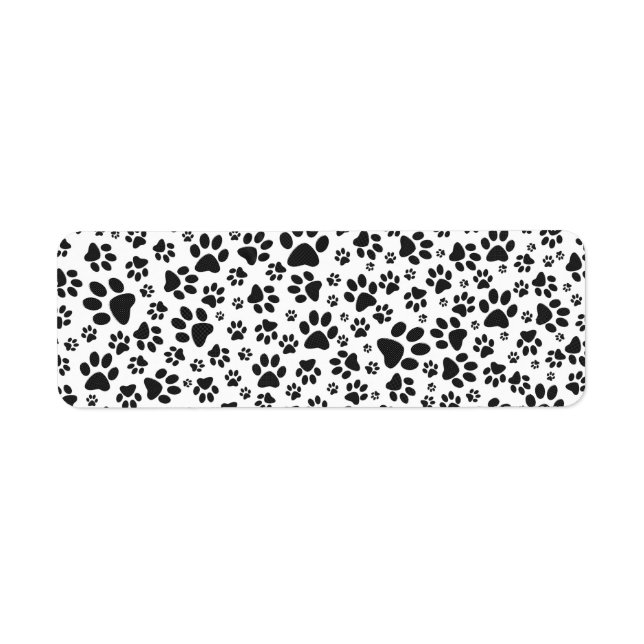 Dog Paws Black and White Polka Dot  (Front)