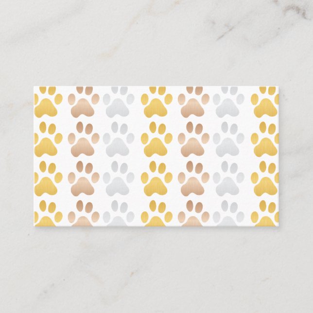 Dog Paws Business Card (Front)