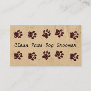 Dog Paws Business Card