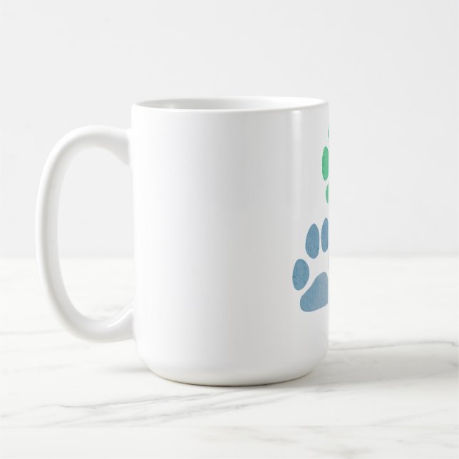 Dog paws coffee mug (Left)