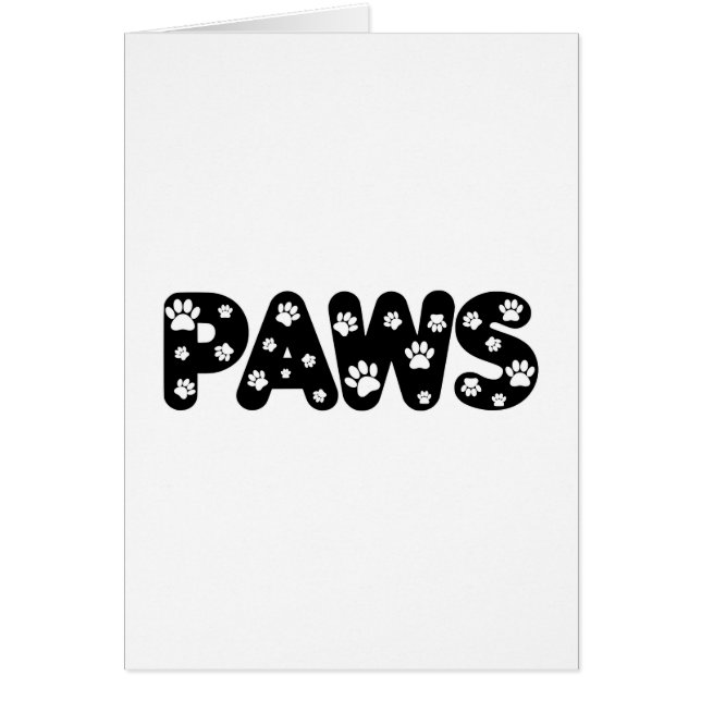 Dog Paws Custom Text (Front)