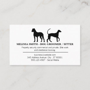 Dog Paws   Dog Breeds Business Card