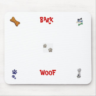 DOG PAWS, dog toy, DOG BONE, dog bones, dog paw... Mouse Mat
