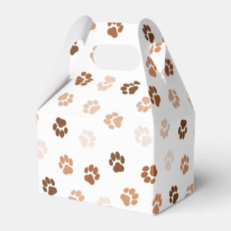 Dog paws favour box