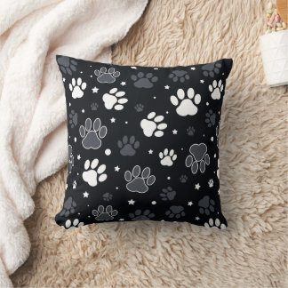 Dog Paws Pattern – Funny Gift for Pet Lovers Cushion