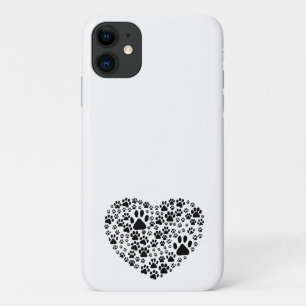 Dog Paws, Puppy Paws, Animal Paws, Heart, Pet iPhone 11 Case