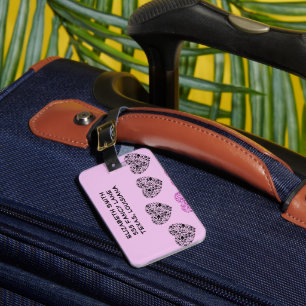Dog Paws, Puppy Paws, Animal Paws, Heart, Pet Luggage Tag