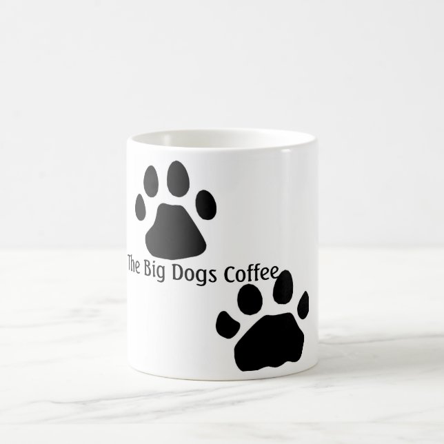Dog Paws, The Big Dogs Coffee Mug (Center)