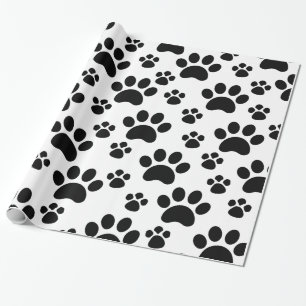 Dog Paws Wrapping Paper