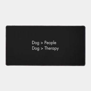 Dog People Dog Therapy Desk Mat