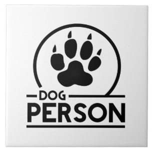 Dog Person Tile
