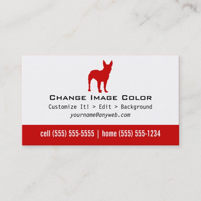 Dog - Personal Business Card (Front)