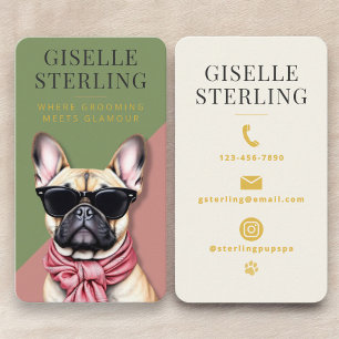 Dog Pet Groomer Business Card