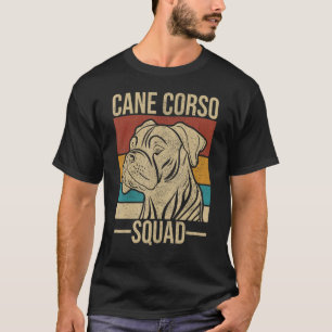 Dog Pet Owner Vintage Animal Outfit Cane Corso Sq T-Shirt