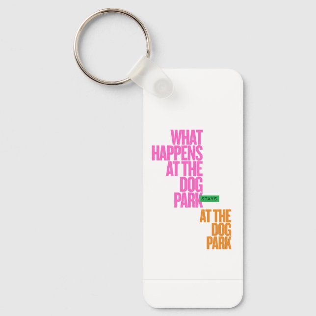 Dog pet puppy love funny key ring (Front)