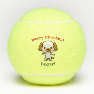 Dog Pet Toy Cute Christmas Tennis Balls