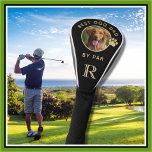 Dog Photo Best Dad By Par Custom Monogram Golf Head Cover<br><div class="desc">There should be no question that golf is definitely more than just a game -- so it's especially appropriate to have a photo and a message that inspires. You can leave this message or write your own -- and then personalise with initials and the photograph. This is a wonderful gift...</div>