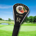 Dog Photo Best Dad By Par Custom Monogram Golf Head Cover<br><div class="desc">There should be no question that golf is definitely more than just a game -- so it's especially appropriate to have a photo and a message that inspires. You can leave this message or write your own -- and then personalise with initials and the photograph. This is a wonderful gift...</div>