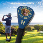 Dog Photo Best Dad By Par Custom Monogram Golf Head Cover<br><div class="desc">There should be no question that golf is definitely more than just a game -- so it's especially appropriate to have a photo and a message that inspires. You can leave this message or write your own -- and then personalise with initials and the photograph. This is a wonderful gift...</div>