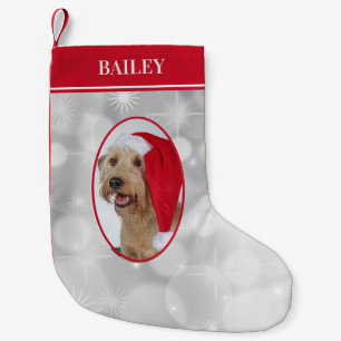 Dog Photo Christmas Small Christmas Stocking