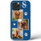 Dog Photo Collage Monogram Blue Pet