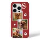 Dog Photo Collage Monogram Terra Cotta Pet