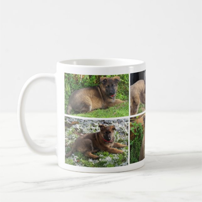 Dog Photo Collage Mug (Left)