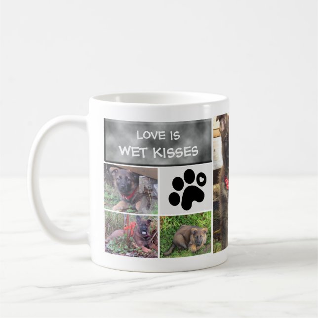Dog Photo Collage Mug (Left)