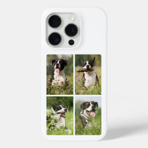 Dog Photo Collage Personalised Pet iPhone 15 Pro Case