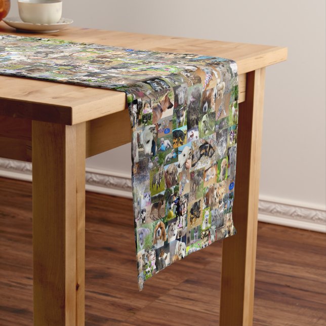 Dog Photo Collage, Tablecloth (In Situ)