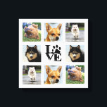Dog photo college 8 Instagram images Canvas Print<br><div class="desc">Dog photo template ready for you to add your own images to</div>