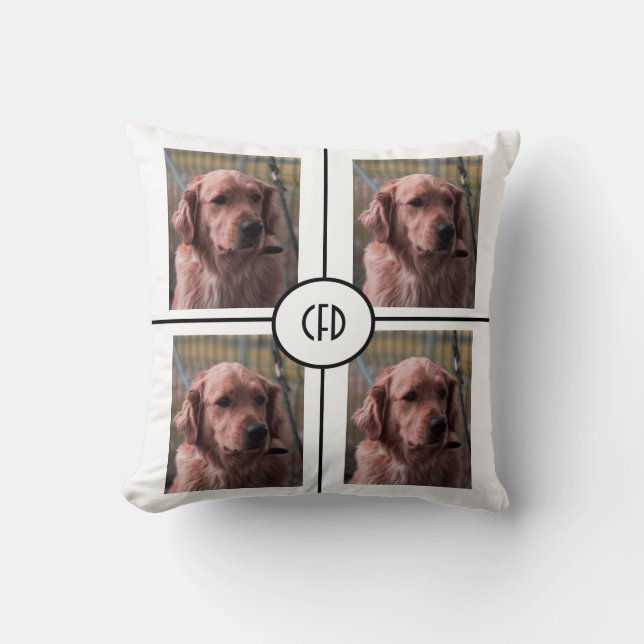 Dog Photo Gift for Dog Owner Cushion (Front)