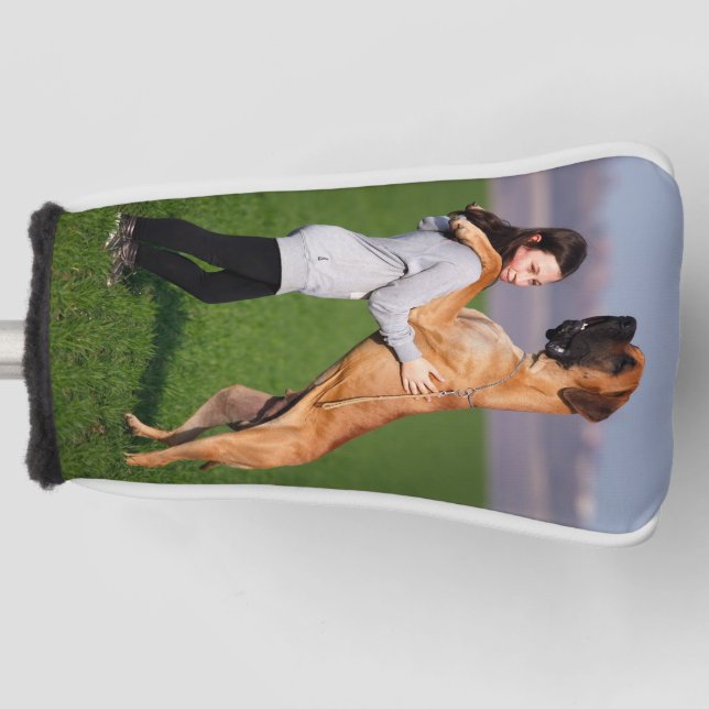 Dog Photo Golf Head Cover (Front)