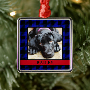 Dog Photo Metal Tree Decoration