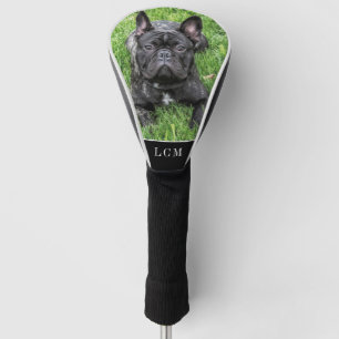 Dog Photo Monogram  Golf Head Cover
