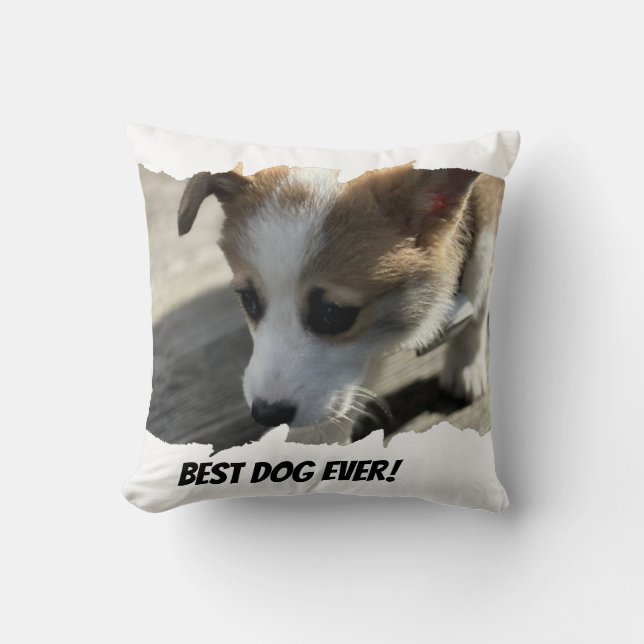 Dog Photo Pet Pillow (Front)