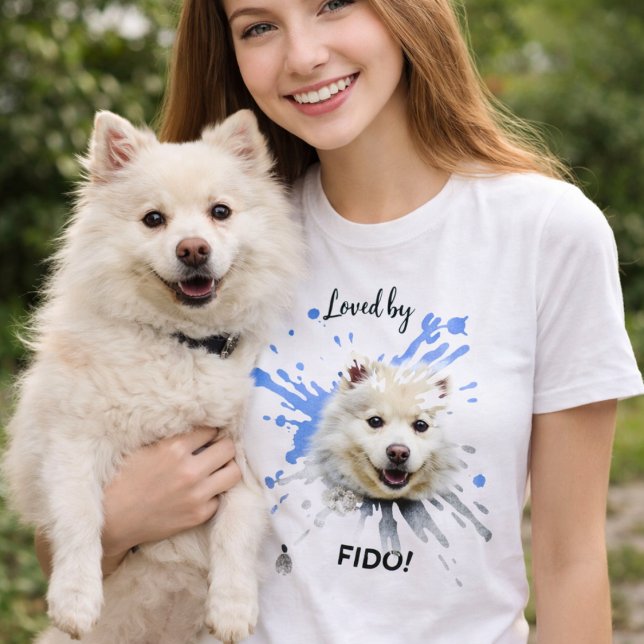 Dog photo splash fun humour love T-Shirt (Creator Uploaded)