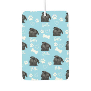 Dog Photo Upload Cute Pet Picture Pink Car Air Freshener