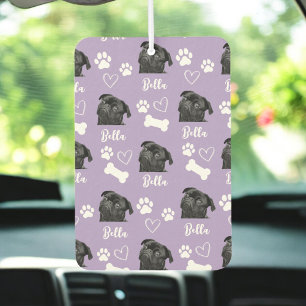 Dog Photo Upload Cute Pet Picture Pink Car Air Freshener