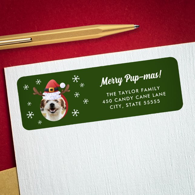 Dog Photo w/ Santa Reindeer Antler Hat Christmas (Creator Uploaded)