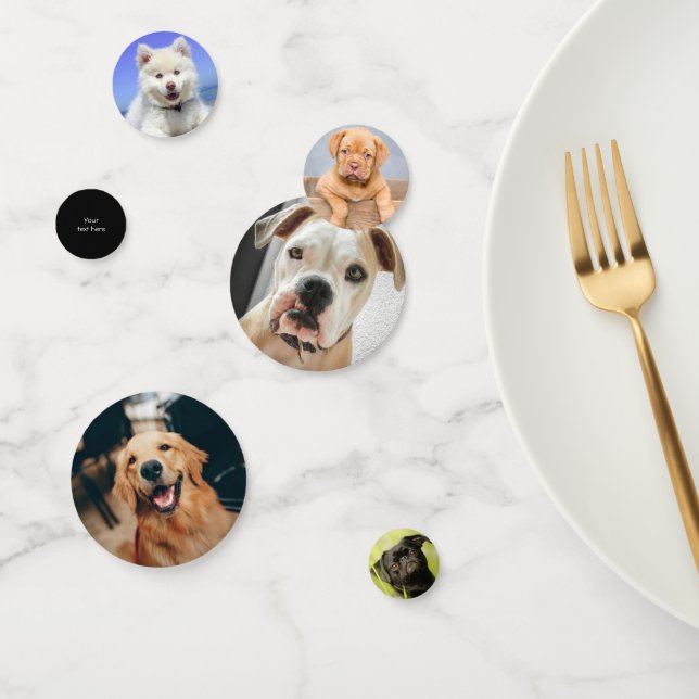 Dog Photos Custom Confetti (Group)