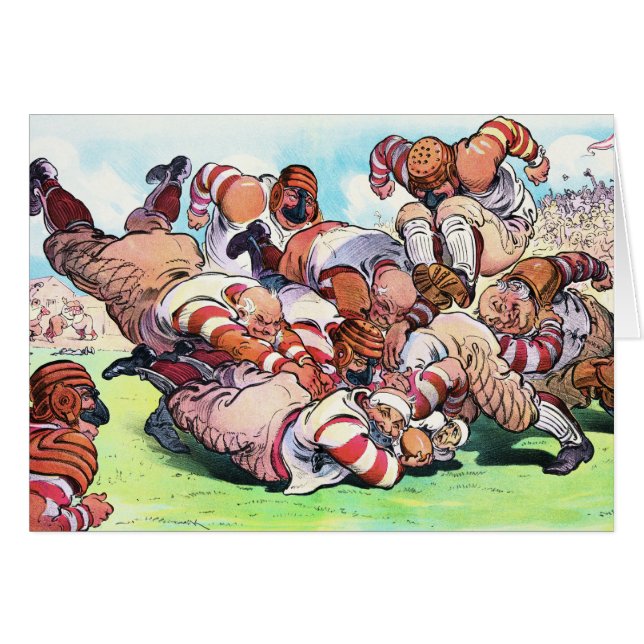 Dog Pile On The Gridiron (Front Horizontal)