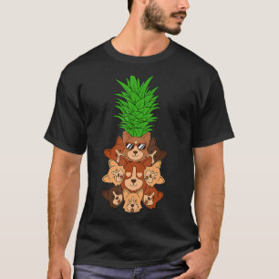 Dog Pineapple Black History Month Melanin Afro Afr T-Shirt