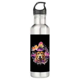 Dog Pink Halloween 2 710 Ml Water Bottle