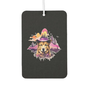 Dog Pink Halloween 2 Car Air Freshener